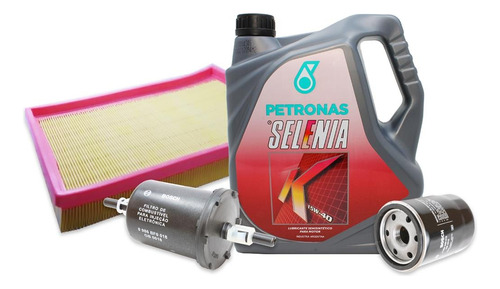 Kit Filtros + Aceite Selenia K 15w40 Fiat Punto 1.4