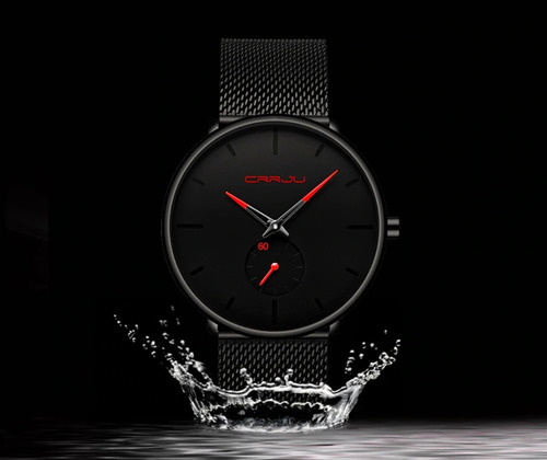 Promoção Relógio Masculino Crrju 2150 Original Ultra Fino