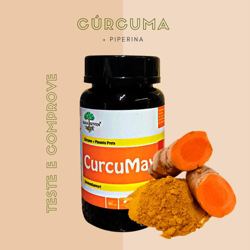 Imagem 4 de 8 de Curcumax - Cúrcuma E Piperina + Absorção E Imunidade