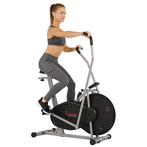 Bicicleta Híbrida Con Ventilador Sunny Health & Fitness Air 