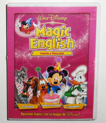 Magic English Disney - Comida Y Diversion - Dvd Original