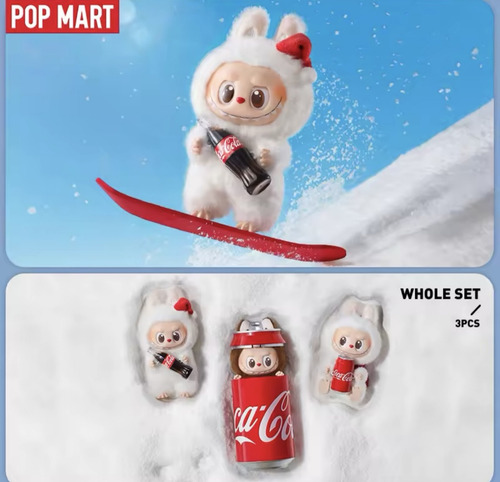 Muñeco Labubu Coca Cola Series The Monsters Pop Mart Nuevo