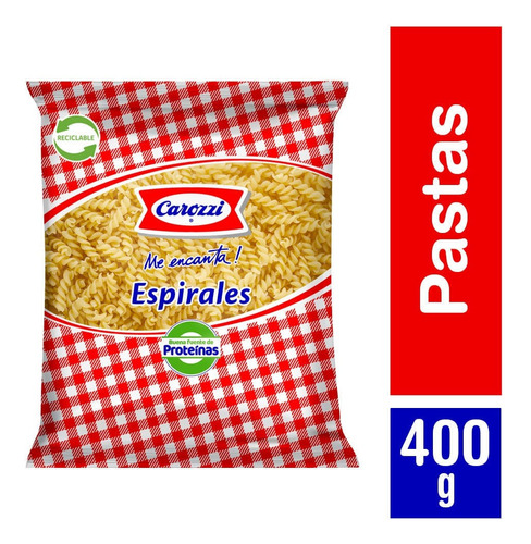 Carozzi Pasta Espiral 49 400 Gr