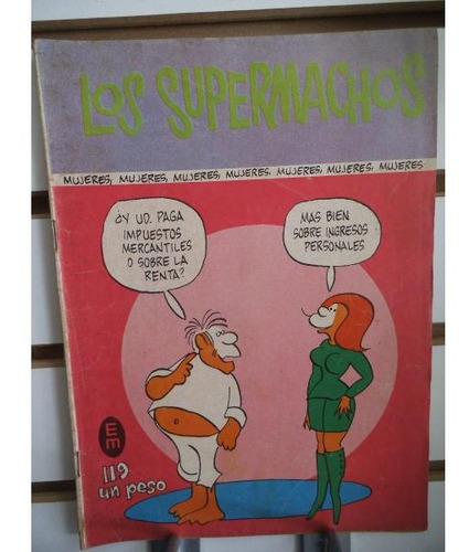 Comic Los Supermachos 119 Editorial Posada Vintage 