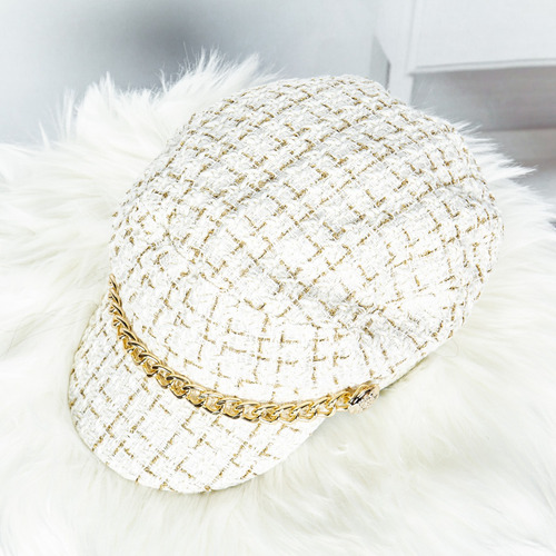 Peluca Larga Rizada Con Gorra De Cadena Marrón, Peluca De Ve