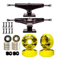 Comprar Truck Skate 139mm + Rodas 53mm+ Rolamento Abec 15+ Parafusos