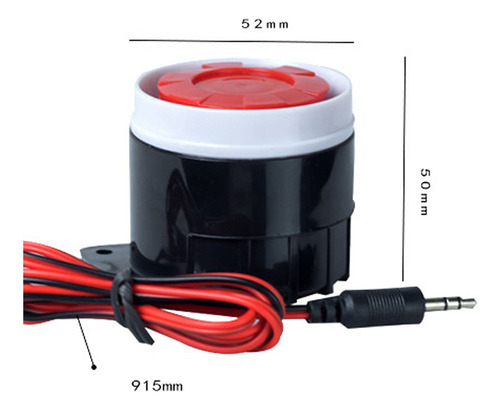 D Mini Sirena Cableada De 110 Db, Alerta For Sistema De