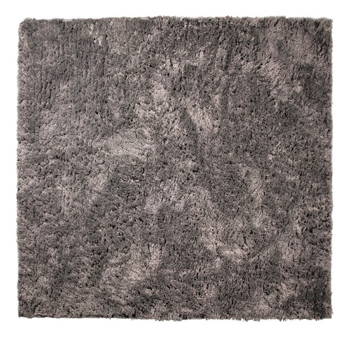 Tapete Pratatêxtil Quadrado 1,00m X 1,00m Antiderrapante Cor Cinza Marrom Desenho Do Tecido Cinza Grafite