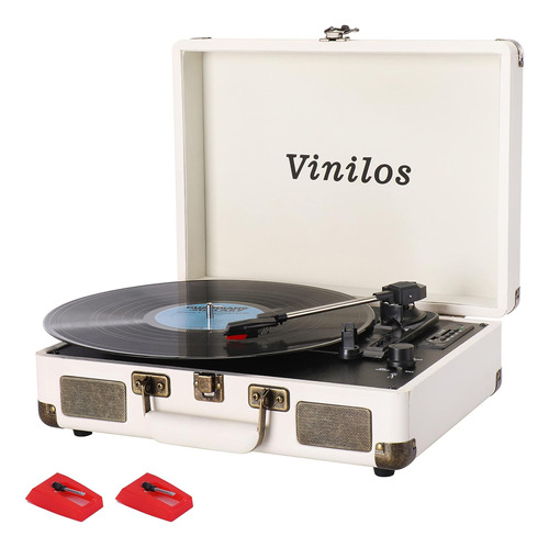 Tocadiscos Maleta Bluetooth Vinilos Con Correa Y Grabacion