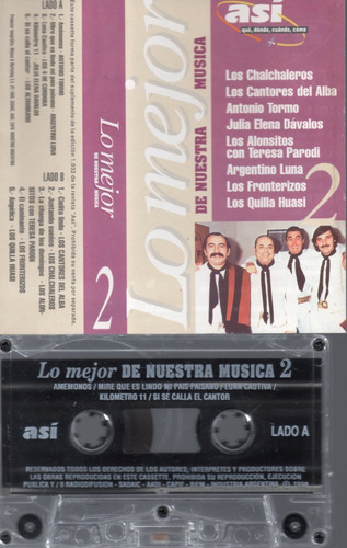 Lo Mejor De Nuestra Musica Lote Cassettes (Usado)