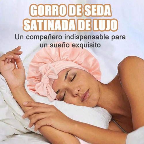 . 2pz Gorro De Seda Para Dormir Y Para Mujer Dormir Y