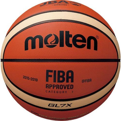 Juego Ball Fiba Tamaño #7 Basketball Gl7x Match Color Marrón