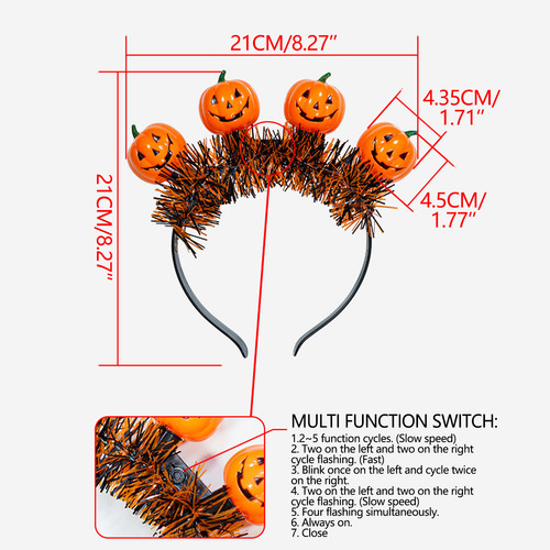 Diademas W Para Halloween, Accesorio Para Disfraz, Diadema P