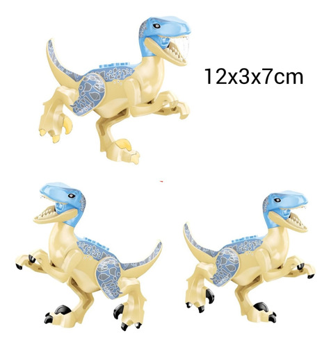 Kit 12 Figuras Dinosaurios Jurásico Indominus Rex Pteranodon
