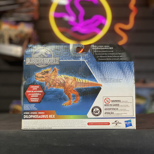 Jurassic World Dilophosaurus Rex Dino Hybrid Hasbro 2016 (Usado)