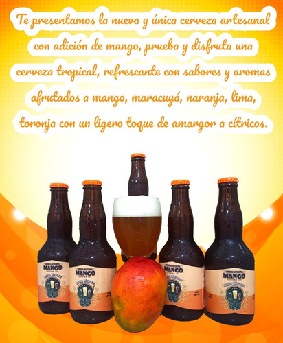 Imagen 4 de 8 de Cerveza Artesanal Session Ipa Mango