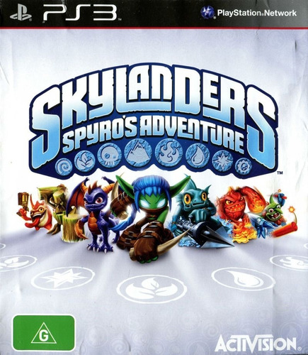 Jogo Skylanders Spyros Adventure Playstation 3 Ps3 Mídia Fís