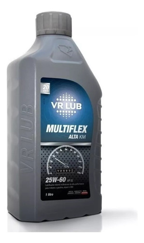 Óleo Mineral 25w60 Api Sl Vr Lub Alta Km Carros Antigos 1lt