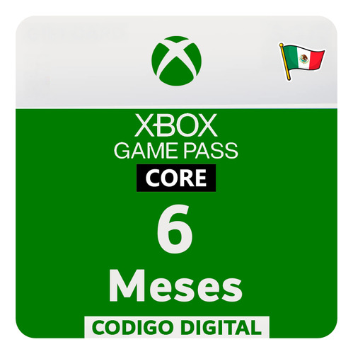 Game Pass Core 6 Meses Digital