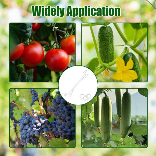 Ganchos Para Tomates Con Cuerda, Clips De Soporte Para Plant