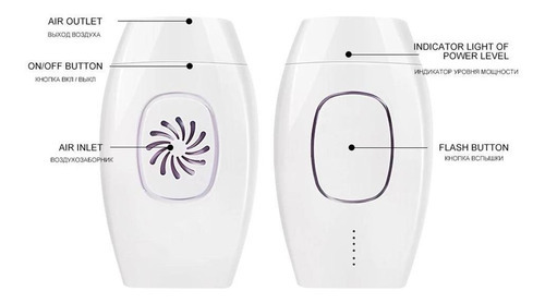 Aparelho Depilador Pelos Laser 600000 Luz Pulsada Ipl Branco Cor Outro