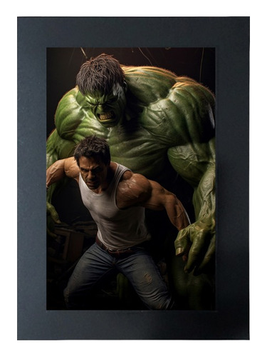 Cuadro De Hulk Y Bruce Banner