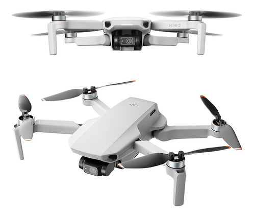 Dji Mavic Mini 2 Fly More Combo Drone Profesional 4k Oficial Color Light gray