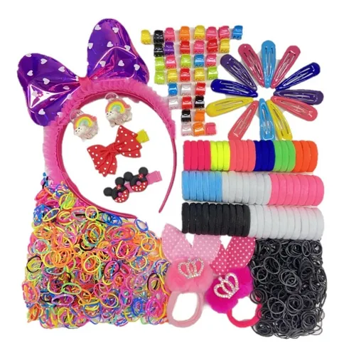 Set Kit Accesorios De Cabello De Ni a