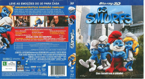 Blu-ray Os Smurfs (3d E 2d) 