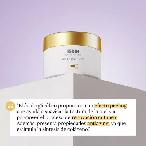 Glicoisdin Acido Glicolico 8% Crema Rostro Acne Tonico Suave
