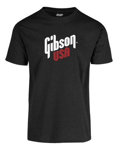 Playera Gibson Logo - T-shirt Gibson Usa Guitars