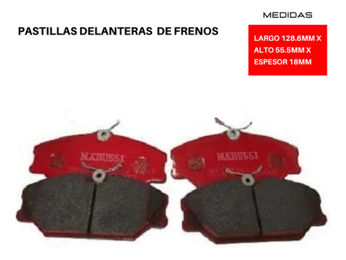 Pastilla De Freno Renault Megane I Ba0 1.9 2000 2002