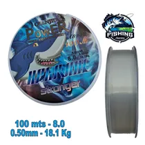 Comprar Carrete De Nylon De Pesca 100mts - 8.0 - 0.50mm - 18.1kg 
