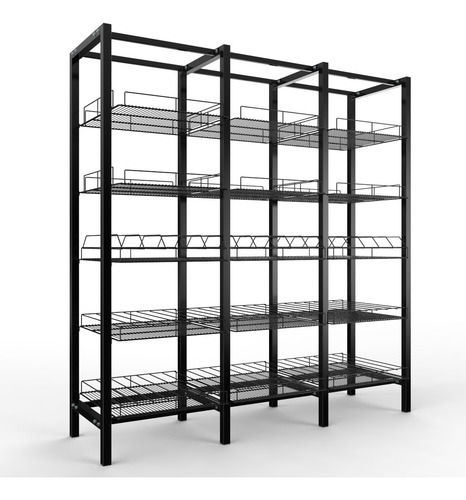 Estante Camara Fria Walk In Cooler C/ 5 Prateleiras Aramadas