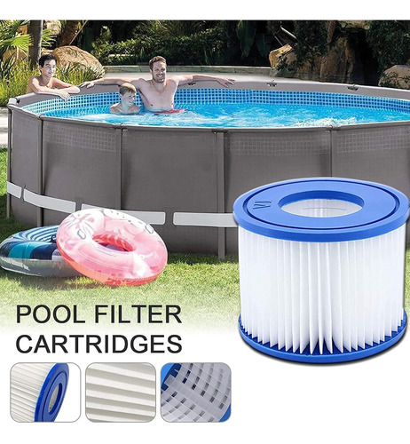 Pack 6 Repuesto Cartucho De Filtro Tipo Vi Para Lay-z-spa