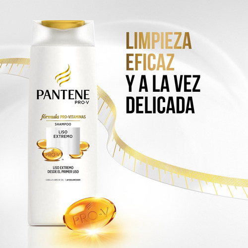 Shampoo Pantene Liso Extremo 400 Ml