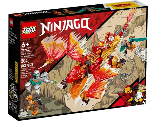 Lego® Ninjago- Dragón Del Fuego Evo De Kai (71762) Cantidad de piezas 204