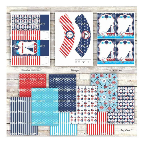 Kit Imprimible Nautico !
