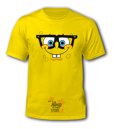 Polera Niño, Bob Esponja Lentes, Serie Animada / King Store