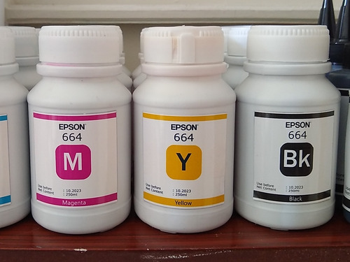 Tinta Epson T664 80ml Combo L200 L210 L350 L355 L375 L575 55