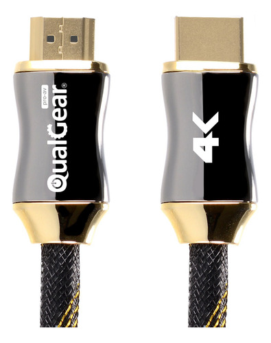 Cable Hdmi Tipo Ethernet 4k 3d 3.0 Ft Color Negro Qg 3ft