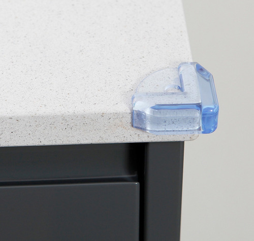 Protectores Esquinas de Mesas y Muebles (4 piezas transparentes)