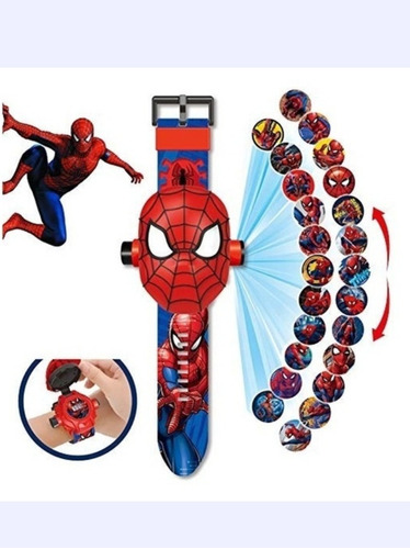 Reloj Spiderman Proyección De 24 Imagenes