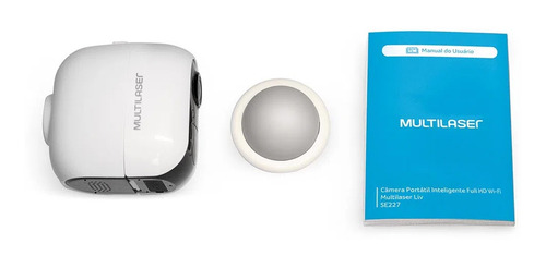 Câmera Portátil Inteligente Full Hd Wi-fi À Bateria Se227 M