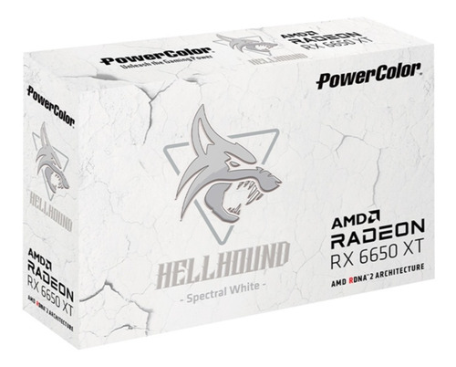 Imagen 2 de 7 de Tarjeta De Video Power Color Hellhound Spectral White Rx6650