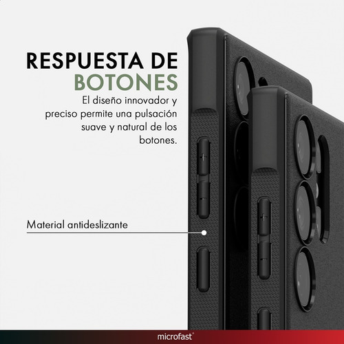 Imagen 2 de 10 de Funda Ringke Para Samsung S23 Ultra Onyx Black Anti Impacto