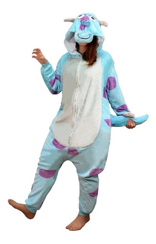 Pijama Macacão Kigurumi Sulley Monstros Sa  Original Disney