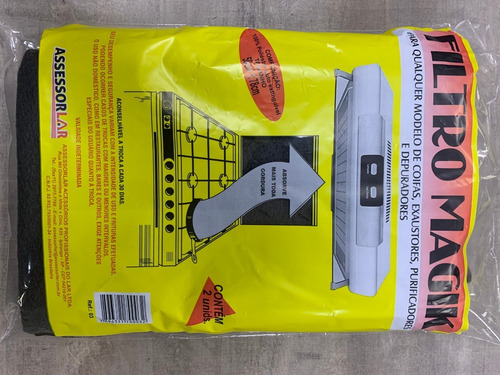 Filtro Magic Para Exaustores Até 6 Bocas - Emb. C/ 2un