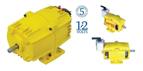 Imagen 1 de 5 de Motor 1hp De 12 Volts Cc - Tecno Motors