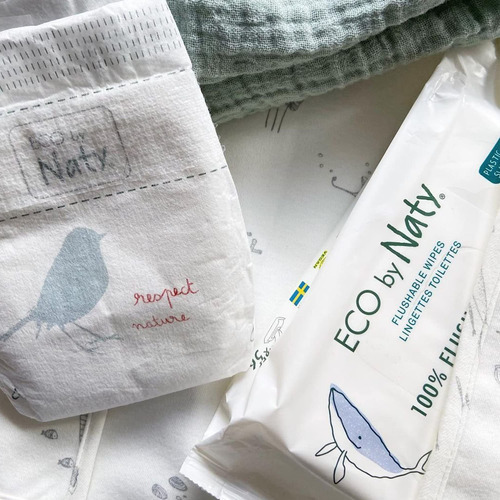 Eco By Naty Toallitas Desechables Para Beb, Toallitas Compos